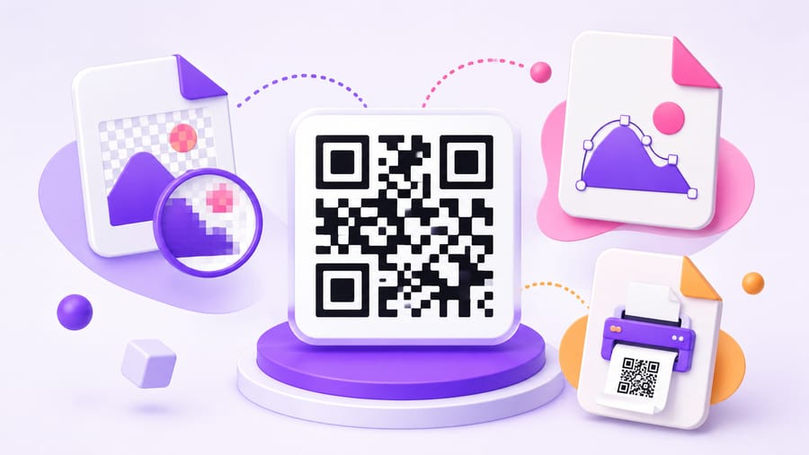 PNG, SVG or PDF: Which File to Download Your QR Code As
