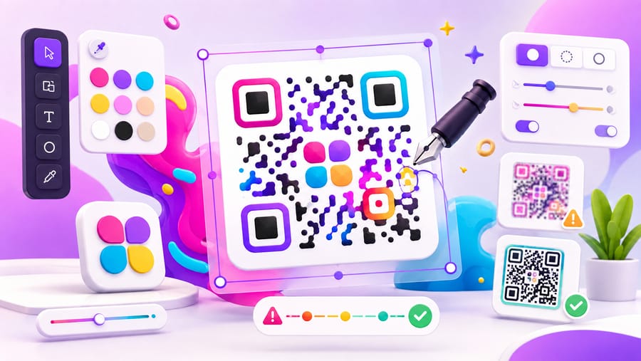 Códigos QR con marca: hasta dónde llevar el diseño antes de que deje de escanear