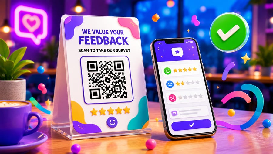 Códigos QR para opiniones y encuestas: conseguir respuestas, no escaneos