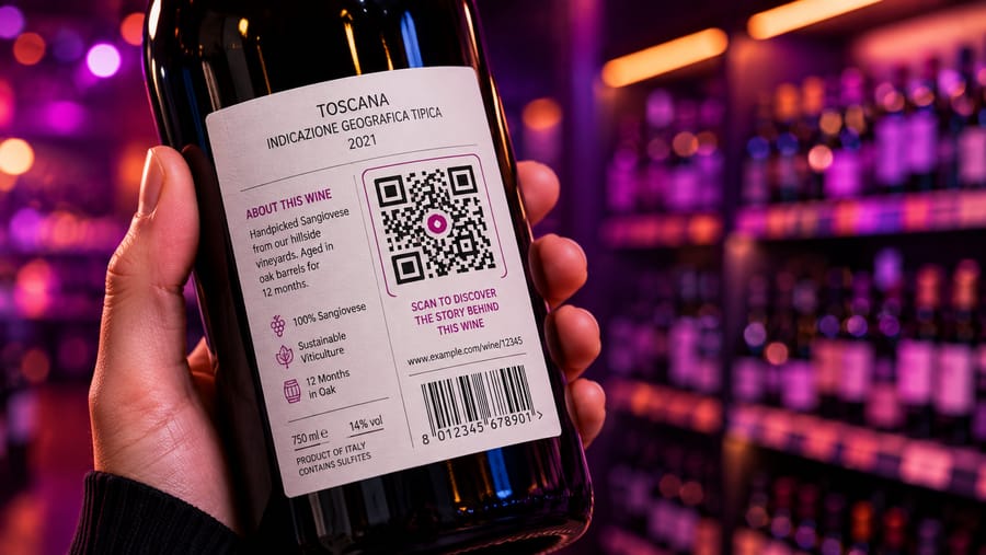 QR Codes on Wine Labels: What the EU E-Label Actually Requires