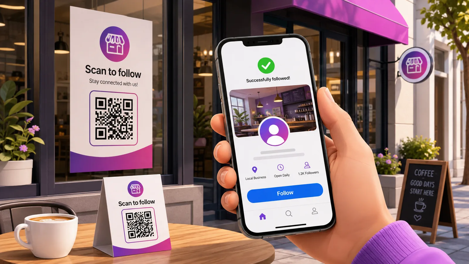 Kako ustvariti QR-kodo za svojo Facebook stran