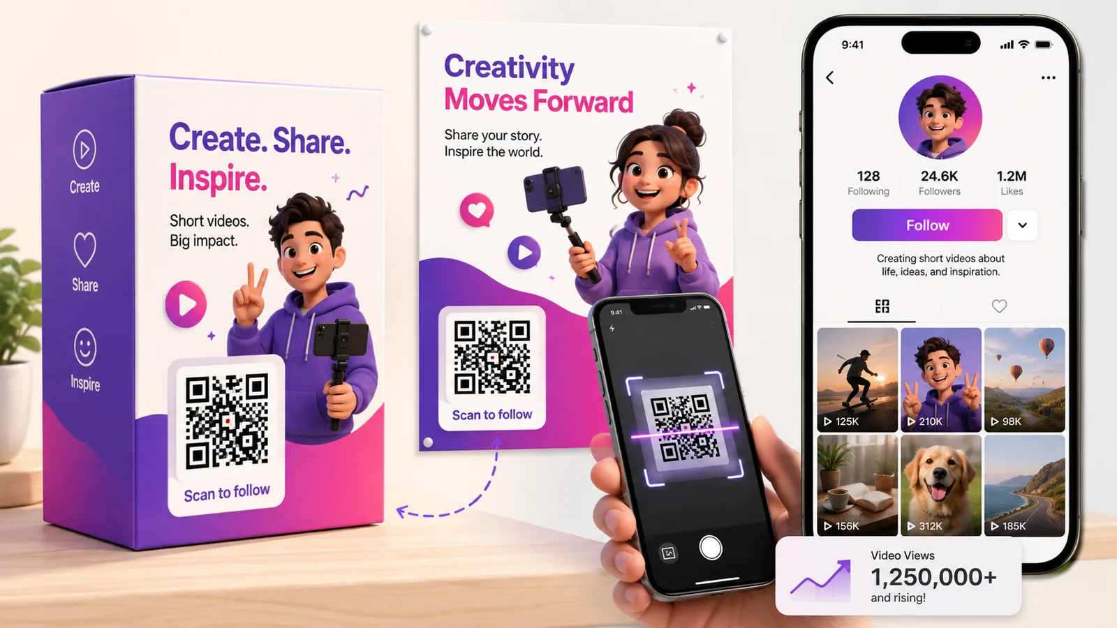 Comment créer un QR code pour TikTok