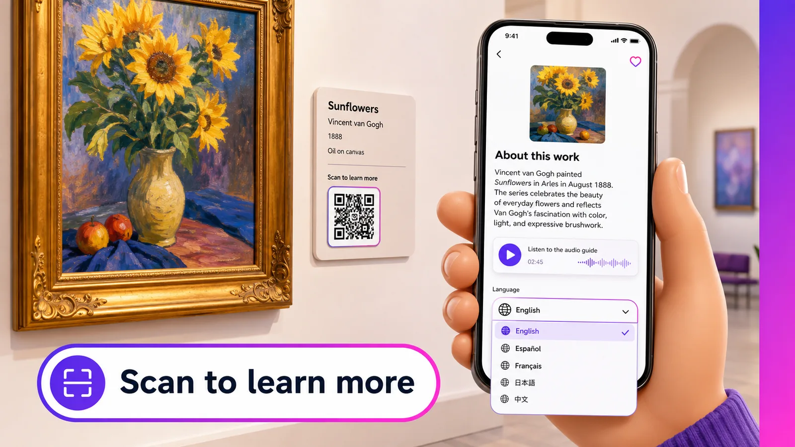 QR code per musei e gallerie (oltre la didascalia)